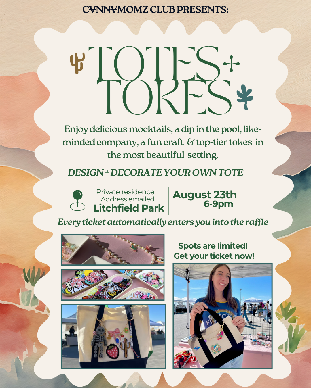 Cannamomz Club presents: Totes + Tokes