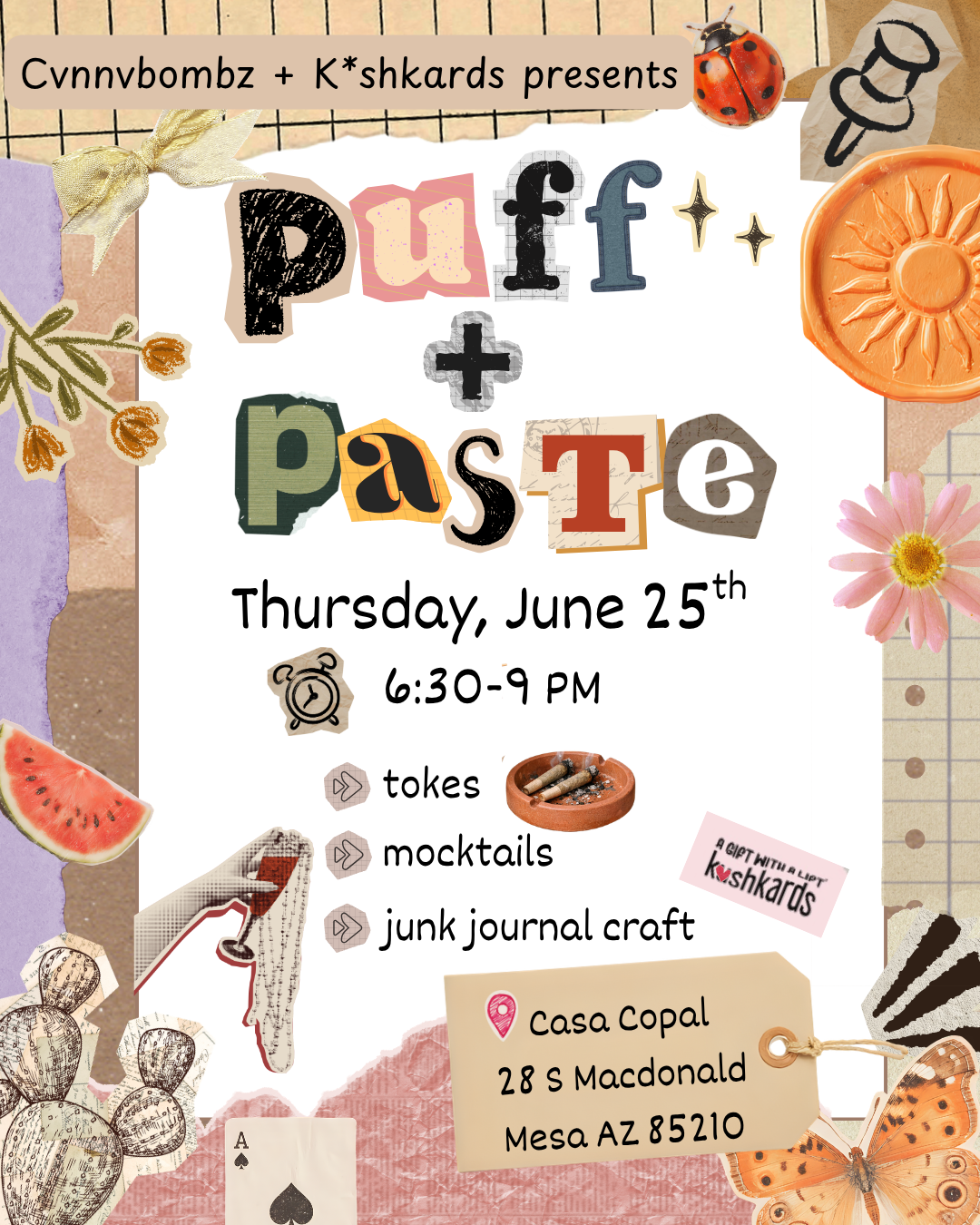 Puff & Paste Event