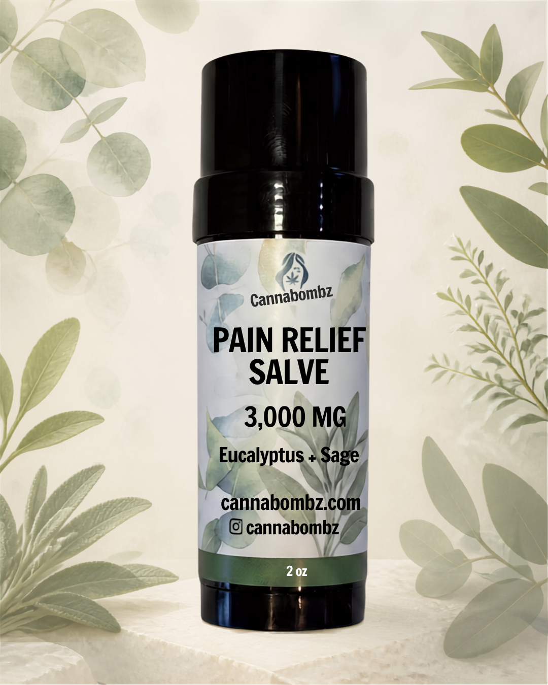 Pain Relief Salve 3,000/750 mg
